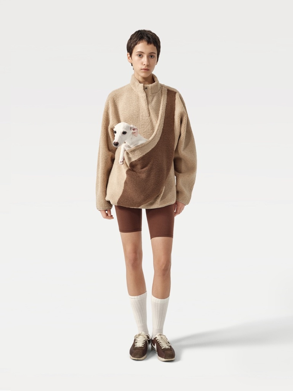 Riikyu Classic Kangaroo Pouch Unisex Fleece Sweater